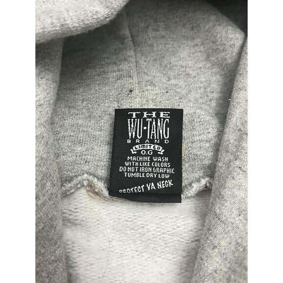 Vtg Wu Tang Brand Limtied Sweatshirt TRIUMPH Hoodie Large Rap 90s Hip Hop USA - Picture 8 of 9